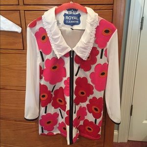 Adorable Berek Zipper Top Size Small NWOT